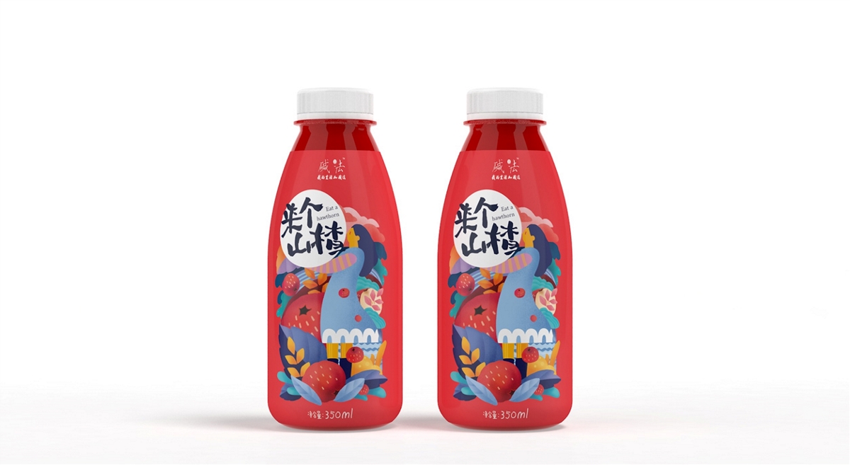 飲料包裝：來個(gè)山楂原漿包裝禮盒設(shè)計(jì)制作加工定制生產(chǎn)廠家