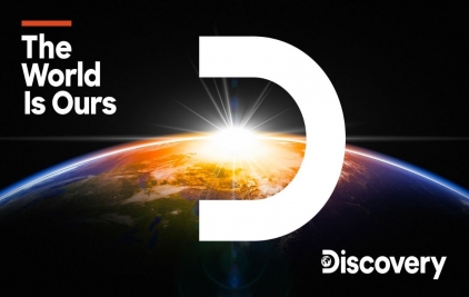 Discovery探索頻道發(fā)布新LOGO，思聰吃熱狗，貝爺吃地球！